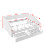 Queen Size Daybed with Two Drawers