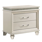 Classic Pearl White Nightstand