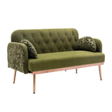 Green Velvet Sofa Loveseat