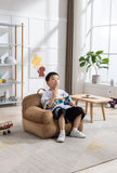 Kid's Bean Bag Chair Velvet Fabric Memory Sponge Stuffed