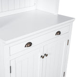 Modern Bookcase with 2 Doors and 1 Drawer Storage