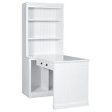 83" Tall Bookshelf with Writing Desk