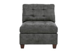 Antique Grey Modular Sectional 9pc Couch Set