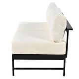 multi-person outdoor sofa set, suitable for gardens, backyards, and balconies.