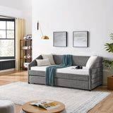 Twin Size Daybed with Two Drawer Trundle