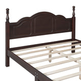 Queen 3-Piece Bedroom Set Wood Platform Bed