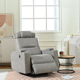 Power Lift Recliner Chair - USB Charge Port (Light Gray)