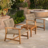 HAMPTON WOOD + WICKER CLUB CHAIR