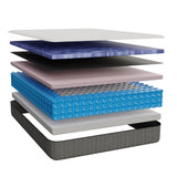 GhostBed Massage Mattress Hybrid 12" Profile - Twin XL