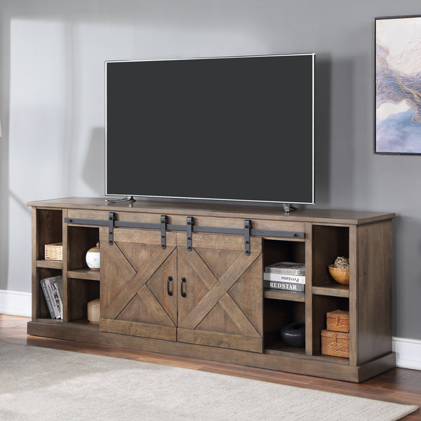 TV Stand Console for TVs up to 95 inches, No Assembly Required