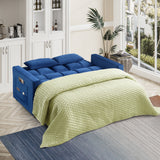 66.25'' Velvet Pull Out Sofa Sectional