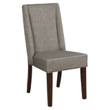 Contemporary Dark Brown 7pc Dining set