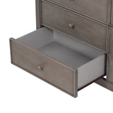 Queen 3-Piece Bedroom Set Platform Bed with Nightstand and Dresser