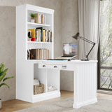 83" Tall Bookshelf with Writing Desk