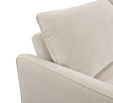 Sleeper Sofa Bed, Modern Fabric Loveseat Futon Sofa Couch w/Pullout Bed