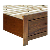 Eastern King Bed in Oak Finish
