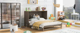 Queen Size Murphy Bed with Built-In Charging Station