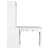 83" Tall Bookshelf with Writing Desk