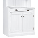 Modern Bookcase with 2 Doors and 1 Drawer Storage