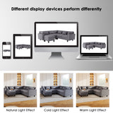 Modern Sectional Sofa with coffee table ottoman