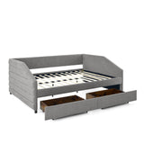 Queen Size Daybed with Two Drawers