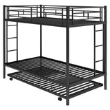 Twin over Twin Bunk Bed with Trundle