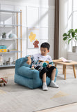 Kid's Bean Bag Chair Velvet Fabric Memory Sponge Stuffed