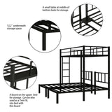 Twin over Twin & Twin Bunk Beds for 3