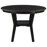 5-Piece Kitchen Dining Table Set Round Table