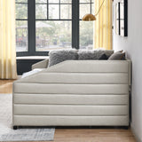 Full Size Daybed with Two Drawers Trundle