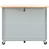 Kitchen Island with Drop Leaf