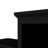 Minimalism Style Entertainment Wall Unit with Bridge, Modern TV Console Table for TVs Up to 70"