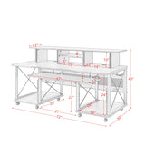 Cherry Black Music Desk