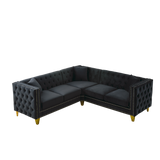 Velvet Corner Sofa Covers, L-Shaped Sectional Couch