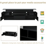 Modern, Stylish Functional TV stand with Color Changing LED Lights