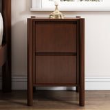 Queen 4 Piece Bedroom Set Mid Century Modern  Platform Bed with Two Nightstands and Dresser