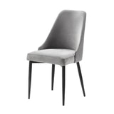 Grey Modern Sleek Design 5pc Dining Set Table