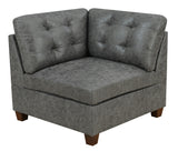Antique Grey Modular Sectional 9pc Couch Set