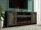 TV Stand Fireplace or TVs up to 95 inches, Minimal Assembly