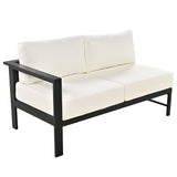 multi-person outdoor sofa set, suitable for gardens, backyards, and balconies.