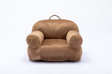 Kid's Bean Bag Chair Velvet Fabric Memory Sponge Stuffed