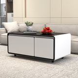 Modern Smart Coffee Table with Built in Fridge!