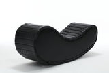 Rocking Leisure chair for back stretching - bench, Relax Yoga Chaise Leather Curved Sofa