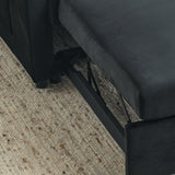 Convertible Sofa Bed, 3-in-1 Versatile Velvet Double Sofa