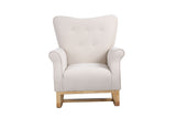 Beige Rocking Chair