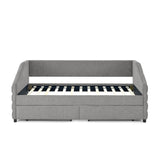Twin Size Daybed with Two Drawer Trundle