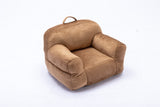 Kid's Bean Bag Chair Velvet Fabric Memory Sponge Stuffed