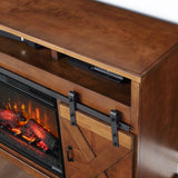 Tv Stand Electric Fireplace TV Stand for TVs up to 80 inches, Minimal Assembly