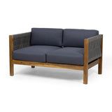 LAUREL Outdoor 4 Seater Chat Set_LOVESEAT & COFFEE TABLE & CLUB CHAIR