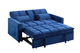 66.25'' Velvet Pull Out Sofa Sectional
